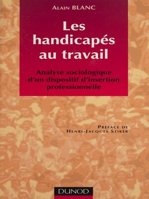 cover image of Les handicapés au travail